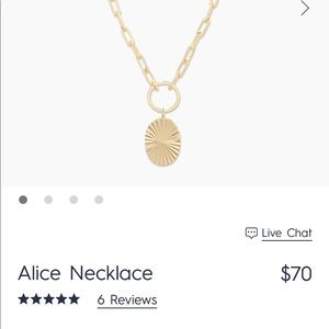 Gorjana Alice necklace in gold